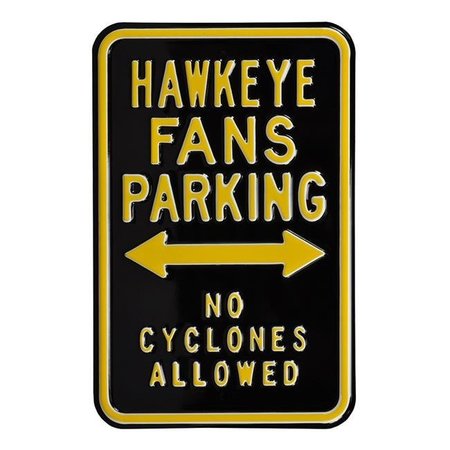 AUTHENTIC STREET SIGNS Authentic Street Signs 71035 Hawkeye & No & Cyclones & Allowed Street Sign 71035